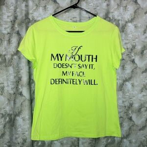 Graphic Lime Green Women's T-Shirt